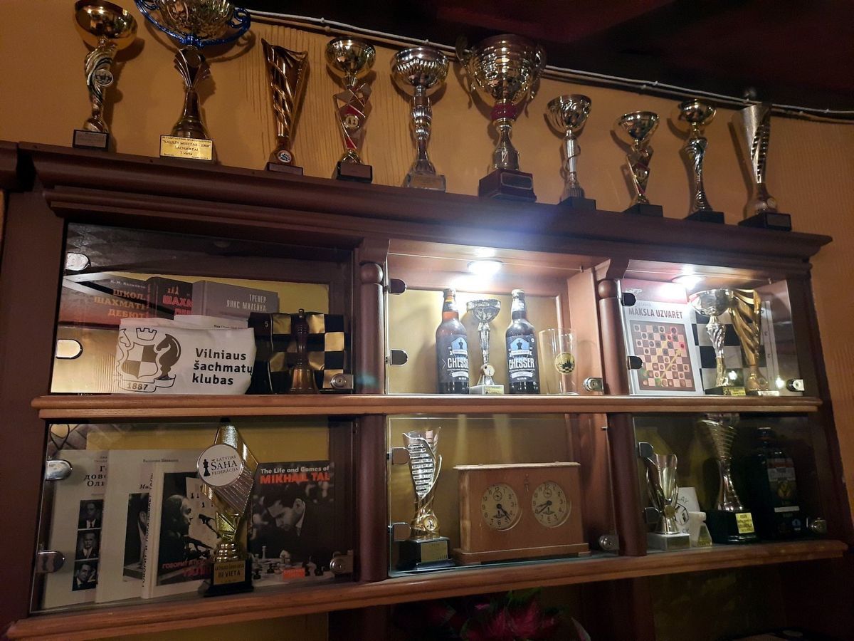 Chess club trophies