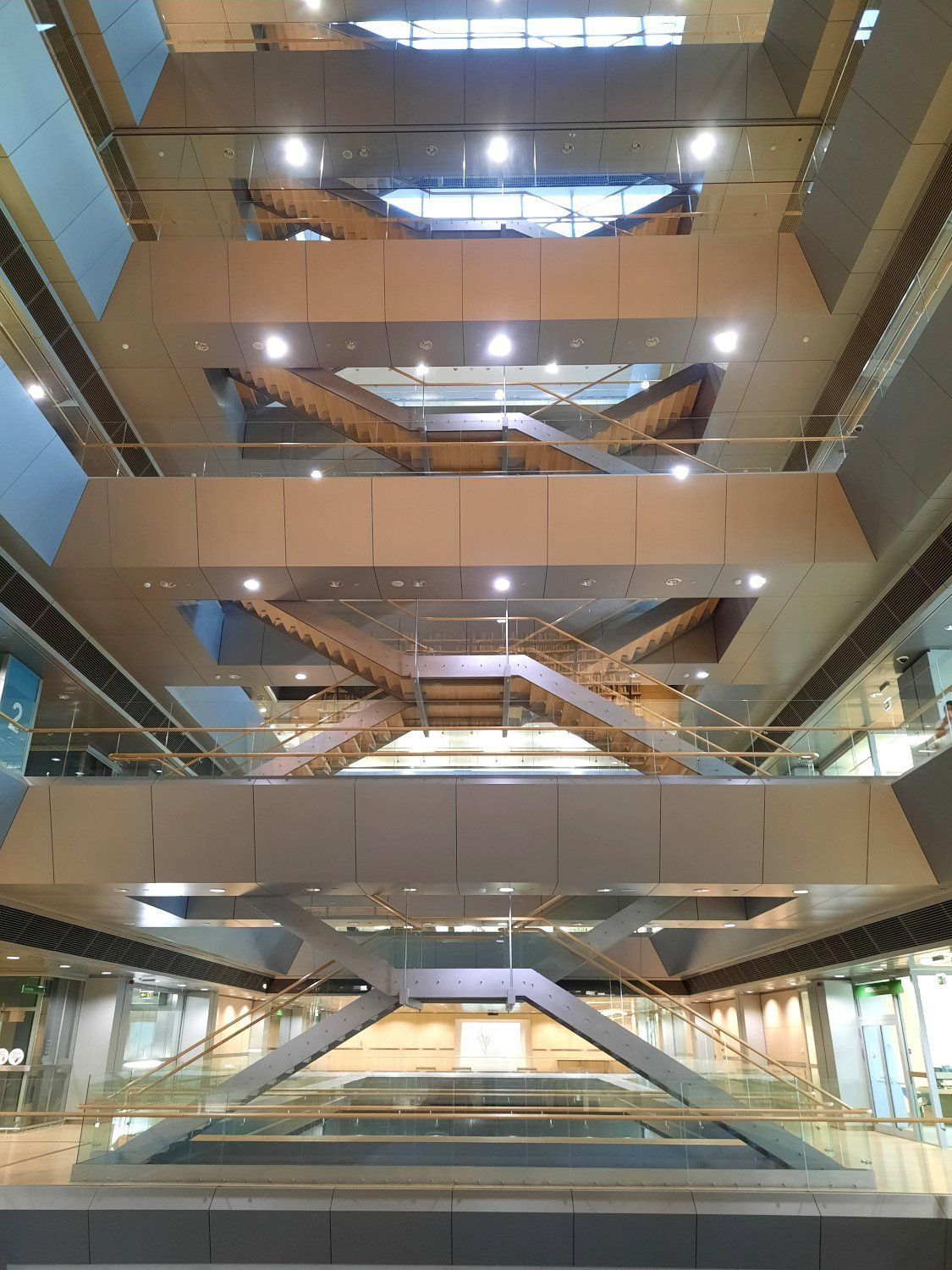 Library stairs