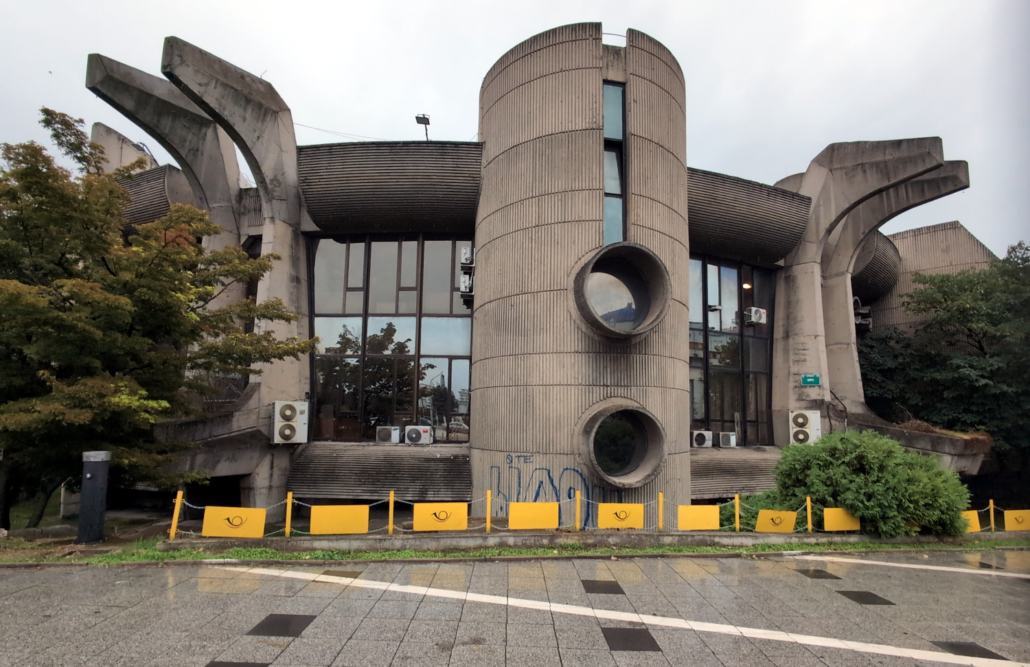 Brutalist building