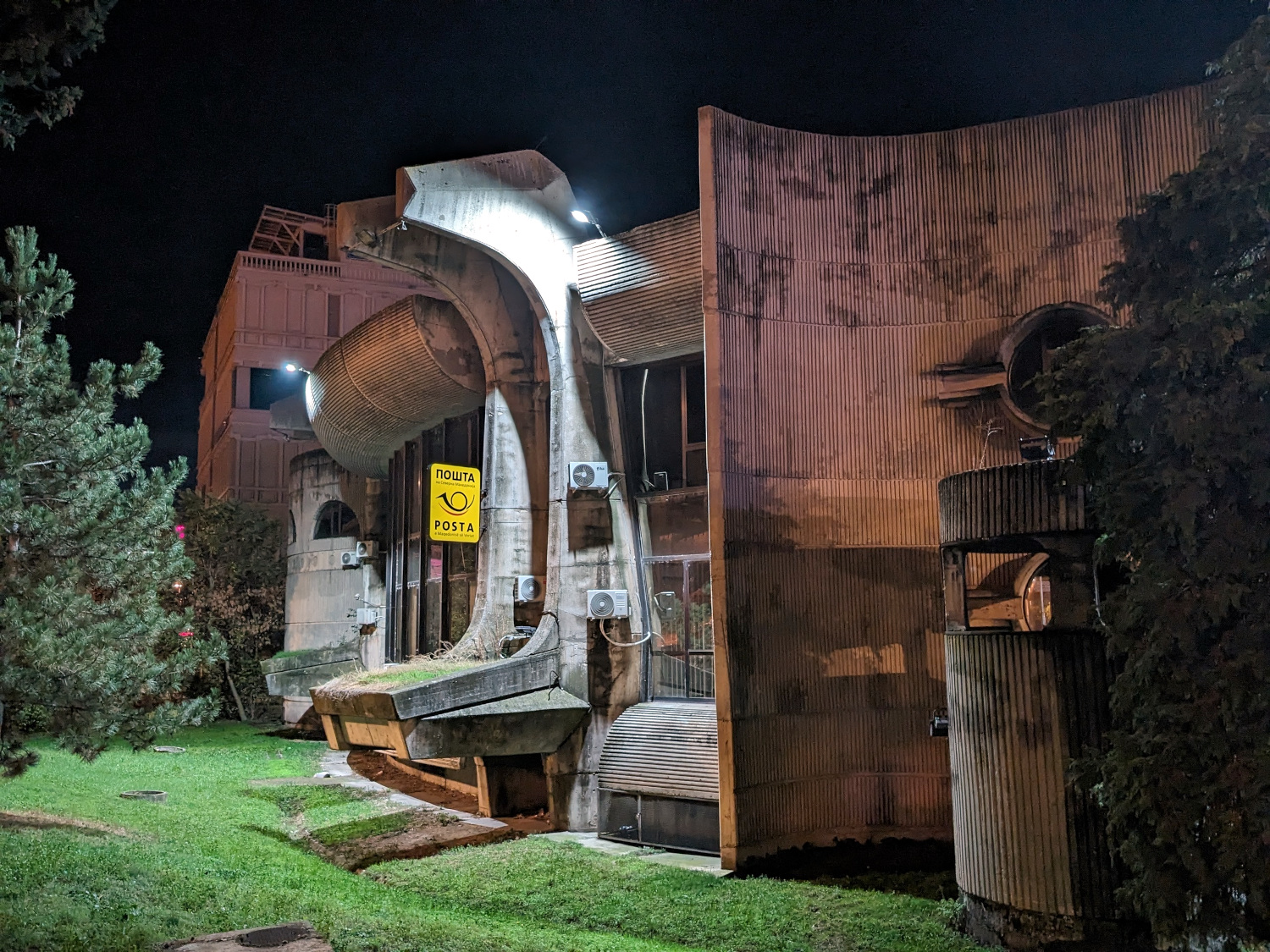 Brutalist building