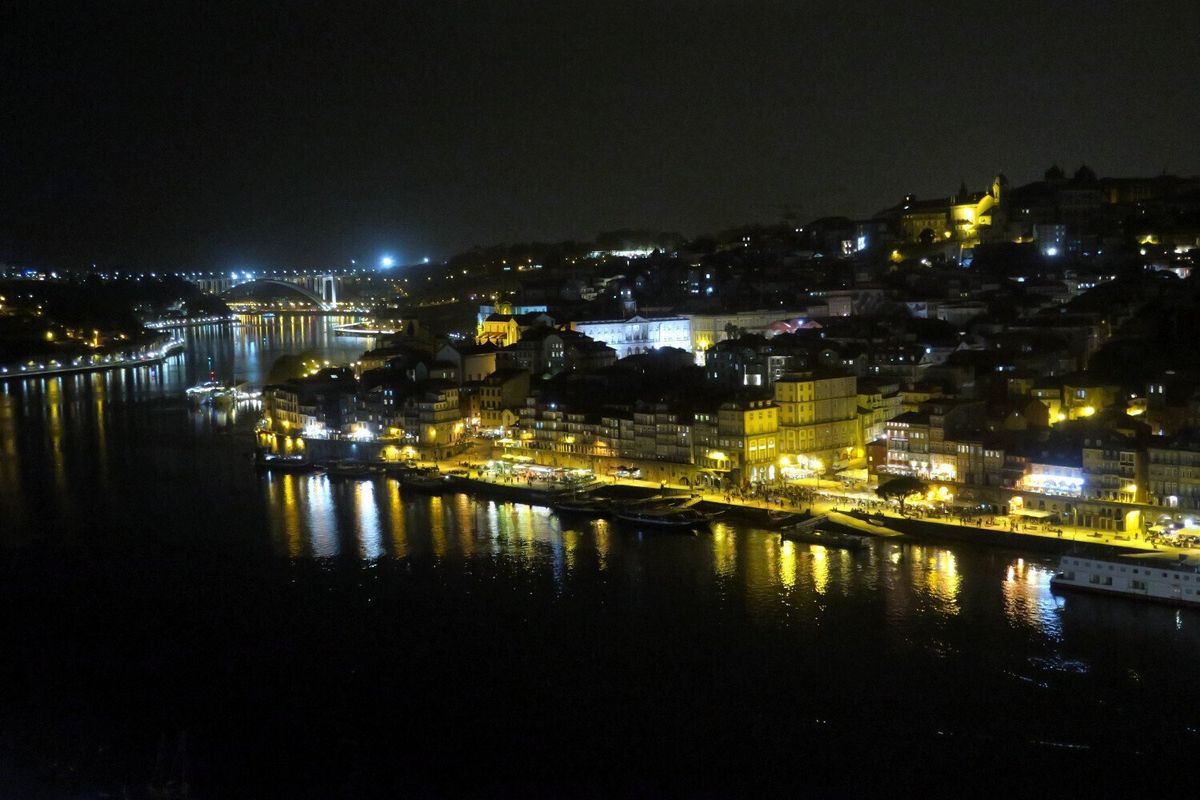 Porto at night