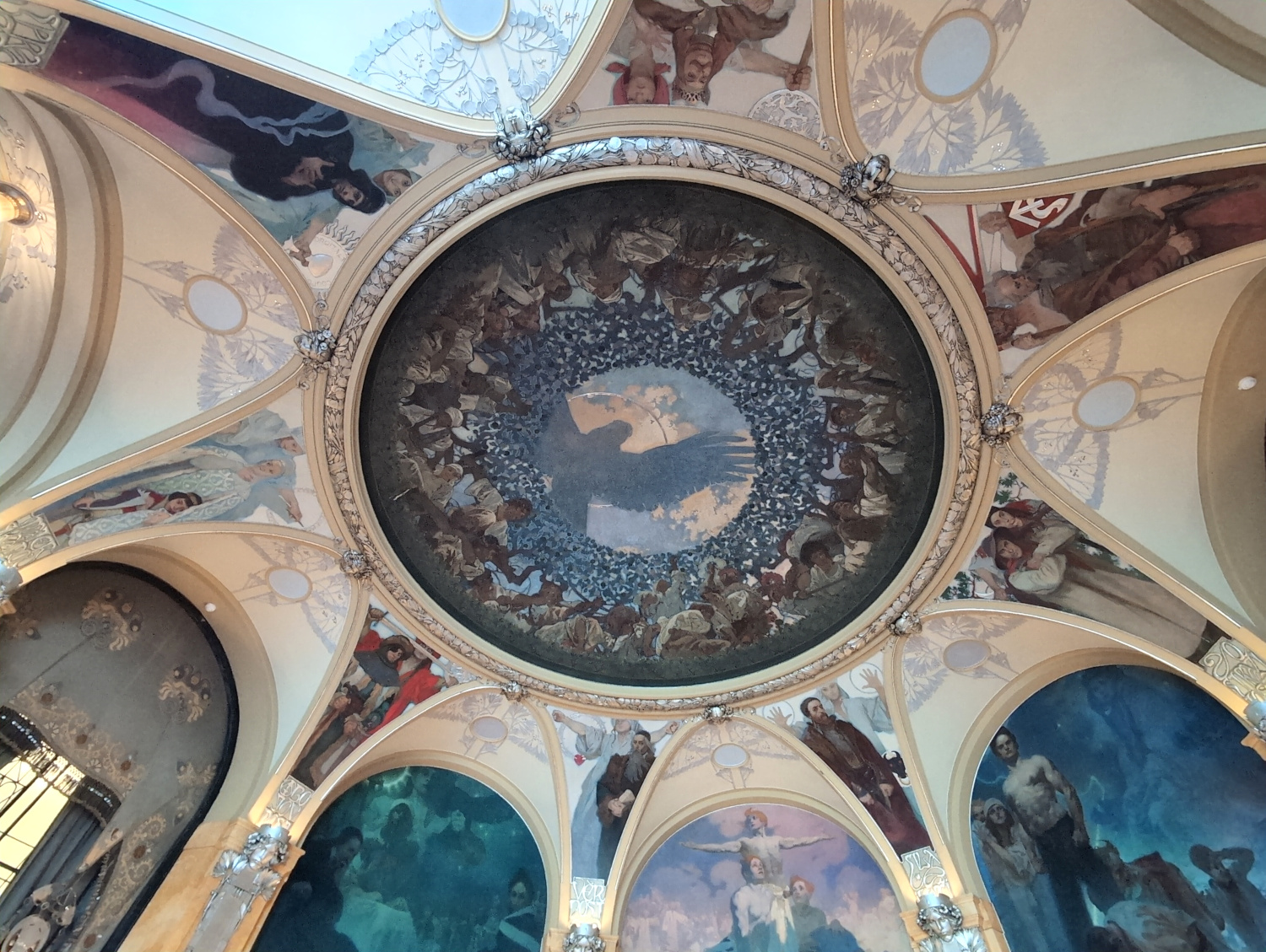 Painted ceiling