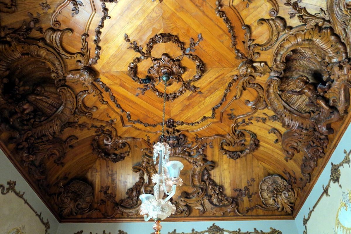 Wooden ceiling
